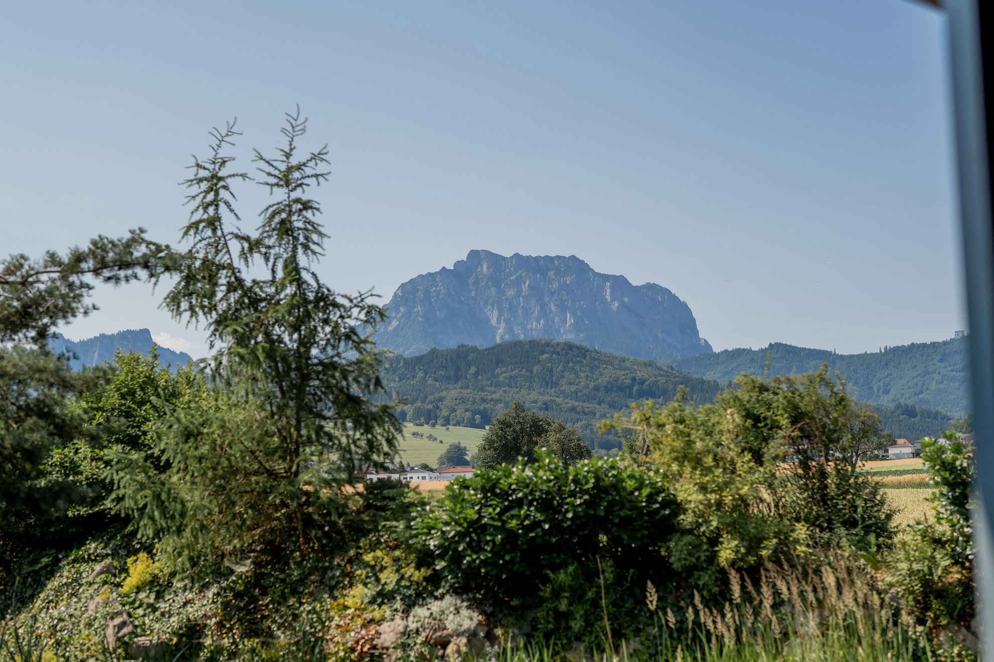 Seminarcampus – Blick auf den Traunstein