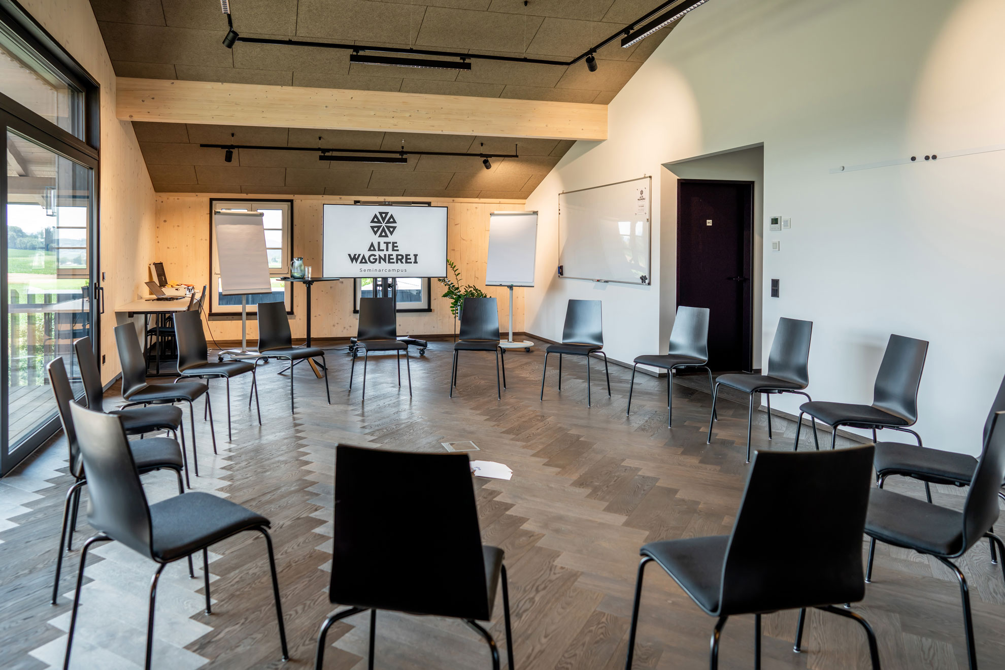 Seminarraum Traunsteinblick, Sesselkreis-Setup
